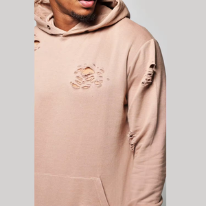 Sudadera con capucha de algodón 100% de corte regular para hombre con logotipo personalizado Impresión digital Bordado Estilo callejero Diseño de hip hop de lana para invierno - Product Image 5