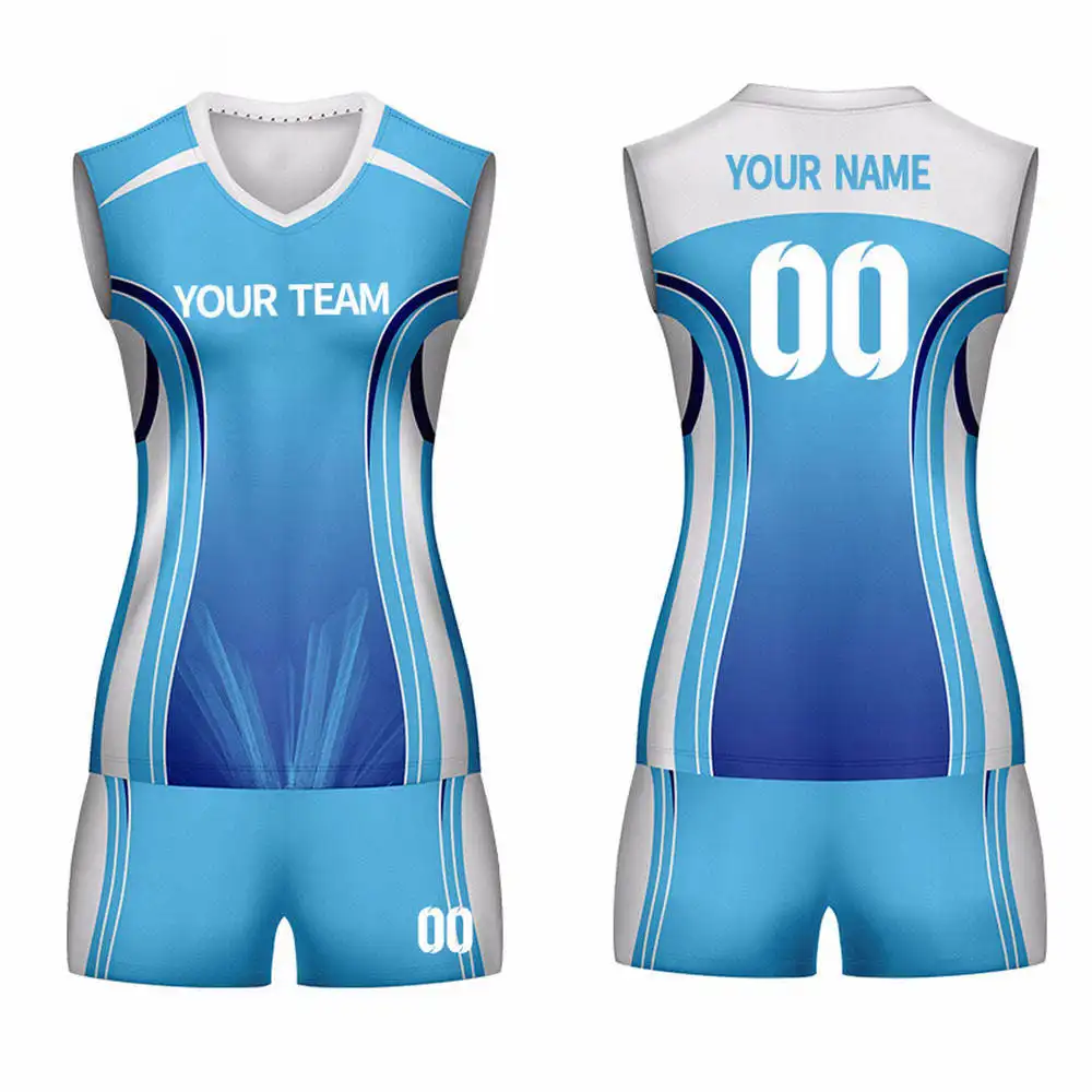 Custom Volleybal Jersey En Korte Broek Mode Mouwloos Volleybal Uniform Nieuwe Stijl Vrouwen Volleybal Shirt