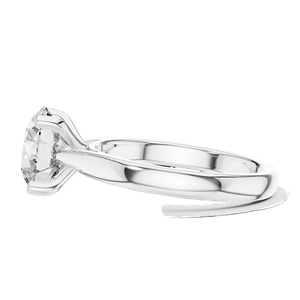 Anillo Solitario con Diamante de Laboratorio de 2.1 CT para Mujer, Claridad VVS-VS EF, Oro de 18K, 14K, 10K y Plata 925, Oro Rosa, Amarillo y Blanco - Product Image 6