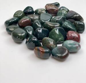 Wholesale Supply of Bloodstone Tumbled Gemstones for Energy <b>Cleansing</b> or Protection and Holistic <b>Healing</b> For Export - Product Image 1