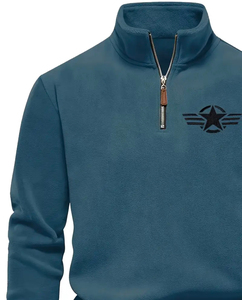 Sweat-shirt d'hiver pour homme de haute qualité, imprimé personnalisé, uni, teint, à capuche, décontracté, respirant, en polaire écologique - Product Image 4