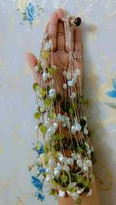 Fabricante Indio Líder en Joyería de Moda de Alta Calidad, Juego de Collar y Aretes de Latón Chapado en Oro con Imitación de Perlas, Multicolor, para Mujer - Product Image 5