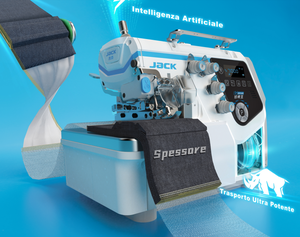 Máquina de Coser Overlock JACK C7 Nueva y Original, Máquina de Coser Industrial de Alta Velocidad con Costura Continua - Product Image 3