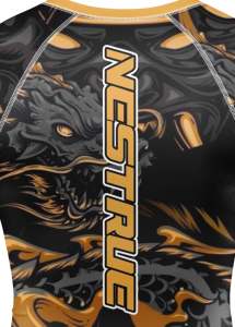 Vente en gros Nouveau OEM Grappling MMA jiu jitsu kimono Rash Guard Full Print Custom Made Rash Guard manches courtes pour hommes Bjj - Product Image 4