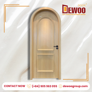 DEWOO Design moderne composite étanche PVC WPC porte intérieure insonorisée pour chambre chambre d'hôtel autre type de porte - Product Image 3