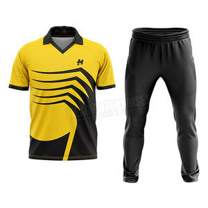 Conjunto de pantalón y camisa de cricket transpirable de entrenamiento profesional nuevo uniforme de Jersey de cricket personalizado - Product Image 1