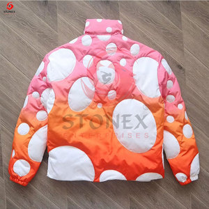<b>Men's</b> Premium Quality <b>Canvas</b> Puffer <b>Jackets</b> Breathable Windproof Custom Logo Streetwear Winter Fashion - Product Image 4