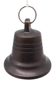 Campana de metal de latón náutico pequeño para decoración del hogar - Product Image 4