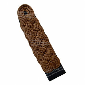 Tablas de charreteras de hombro generales uniformes profesionales personalizables en tableros de hombro ceremoniales de color marrón - Product Image 6