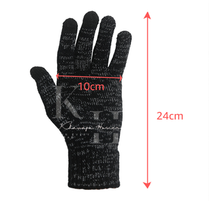 Gants de travail de haute qualité, réutilisables, doux, en coton biologique, pour un usage quotidien en hiver, respirants, compatibles avec les écrans tactiles, écologiques, fabriqués au Pakistan - Product Image 2