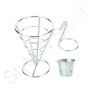 Chip Mini Mesh Wire Net Strainer Kitchen Cooking Tools at wholesale price Heavy Duty Stainless Steel Wire Chips Basket