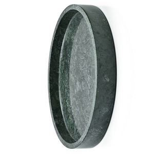 Proveedor Mayorista que Vende Bandeja Redonda de Mármol Verde para Servir, Vajilla Decorativa de Excelente Calidad para Uso Doméstico a Precio de Mayoreo - Product Image 5