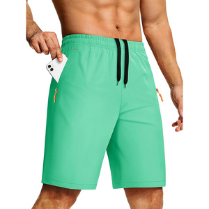 Short de jogging personnalisable pour hommes Ceinture élastique en tissu à séchage rapide pour les entraînements de course avec poches OEM/ODM - Product Image 1