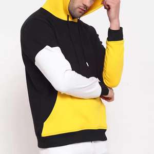 Sudadera con Capucha Unisex, Estilo Color Block, con Parches, Sudadera Personalizada con Diseño de Parches - Product Image 3