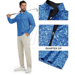 เสื้อแจ็คเก็ตซับลิเมชั่นแบบซิปครึ่งตัวสำหรับผู้ชาย เสื้อผ้ากีฬาแบบเบาสบาย เสื้อแจ็คเก็ตซับลิเมชั่นแบบซิปครึ่งตัวสำหรับทุกฤดูกาล - Product Image 3