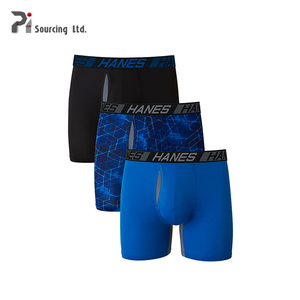 Calzoncillos bóxer de algodón para hombre, ropa interior sin costuras con logotipo personalizado, diseño elástico, 2023 - Product Image 5