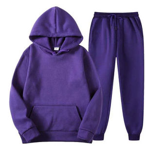 Conjuntos de Sudadera con Capucha Casuales de Invierno para Hombre, Estilo Urbano, Secado Rápido, Tela de Forro Polar, Calidad Premium, Color Sólido, Impresión de Logotipo Personalizado - Product Image 3