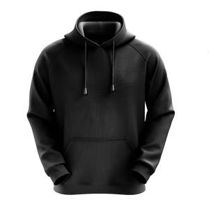 Vente en gros de sweats à capuche 300G 100% coton de haute qualité, sweats à capuche lourds, logo personnalisé, sweats à capuche unisexes - Product Image 5