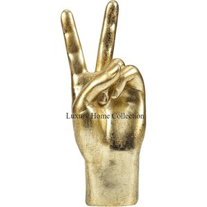 Hand Gesture Design Metal Sculpture and Modern <b>Object</b> for Tabletop Office and Home Decoration Hotel Accessories Statues Supplies - Product Image 1