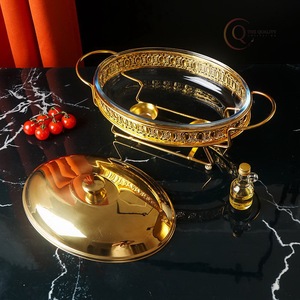 Recipiente para Calentar Comida de Acero Inoxidable Clásico y Resistente para Exhibición de Alimentos Calientes |   para la Industria de la Hostelería y Catering a Gran Escala - Product Image 2