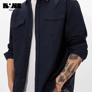 Chemises grande taille pour hommes 100% coton - Product Image 3