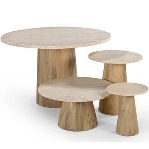 High Quality Wholesale Luxury Modern Wood & Iron Dining <b>Table</b> <b>for</b> Home Furniture and Hotel Use Customizable - Product Image 3