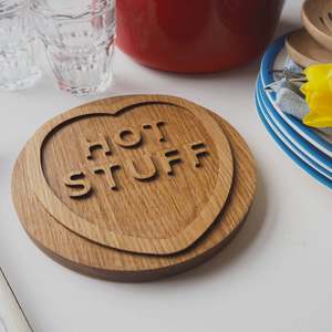 Sous-plat en bois personnalisable, support pour plaque chauffante, OEM/ODM, découpe au laser, contreplaqué, isolation thermique, sous-plats modernes pour casseroles et poêles - Product Image 6