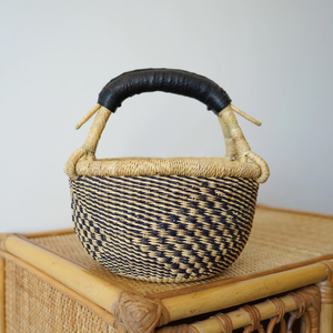 Paille tissée à la main Bolga panier léger jonc de mer organisateur de stockage exportateur en gros personnalisable du Vietnam - Product Image 6