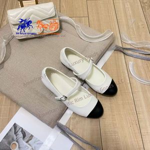 Zapatos Planos de Mujer CC, Tipo Bailarinas, Punta Redonda, Cierre Deslizante, Parte Superior de Cuero Vacuno con Lazo, Modernos - Product Image 2