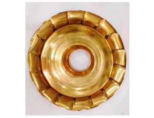 Unique Farida Hookah Luxury Tray Supply Art Design Latón borde floral bandejas únicas para cachimba - Product Image 3