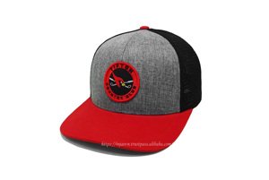 Sombrero deportivo de malla con logotipo de parche bordado personalizado de 6 paneles de dos tonos, moda juvenil y cómoda para todos, elaborado por Injae Vina - Product Image 2