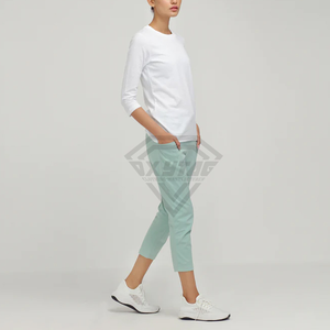 Ropa informal Color sólido transpirable ligero correr mujeres Camisas/alta calidad logotipo personalizado impreso mujeres camisetas - Product Image 3