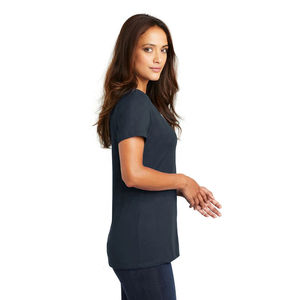 Nueva Colección 2026: Camiseta de Verano para Mujer, Cuello en V, Manga Corta, Largo Regular, Transpirable, de Marca, Estilo Urbano, Anti-Pilling - Product Image 3