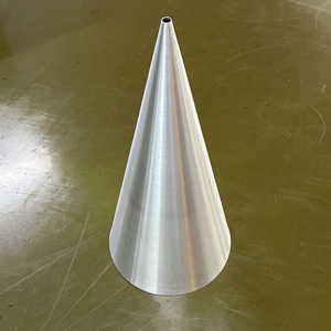 Cono de Aluminio <span class=keywords><strong>1060</strong></span> Personalizado para Hilado |   Altura máxima 710 mm |   Fabricación de Conos Metálicos OEM |   Anodizado/Pintado en Polvo |   Certificado ISO9001 - Product Image 4