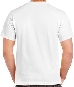 Color blanco liso inteligente para hombre de manga corta de algodón orientado a la exportación personalizar cuello redondo Camiseta de Bangladesh de buena calidad al por mayor - Product Image 5