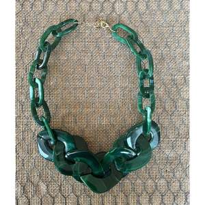 Résine grosse chaîne collier surdimensionné acrylique audacieux déclaration bijoux mode collier léger élégant fait à la main bijoux femmes - Product Image 4