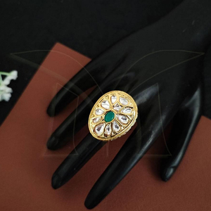 Bijoux indiens Kundan, bagues de doigts de styliste de Style Kundan - Product Image 1