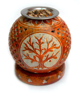 โถอะลาบาสเตอร์สีขาว ถังเก็บของ แก้วน้ำ โถใส่เทียนพร้อมฝาโลหะสีเทาดำ ฝาโลหะเหล็กทองเหลือง ภาชนะ - Product Image 3