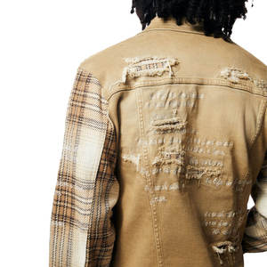 Nouveauté 2025 Ensemble pantalon et veste en jean pour homme d'hiver 100% coton Couleurs personnalisées Respirant Style hip-hop Fabriqué au Pakistan - Product Image 3