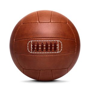 Small Retro Mini Soccer Ball for Kids with Durable PU Leather, Lightweight Design for Training, Indoor <b>Games</b>, and Gift Use - Product Image 1
