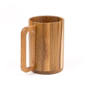 Chope à bière en bois faite à la main chope en bois jetable pour la maison hôtel et restaurant nouvelle tasse à café de vente chaude - Product Image 4