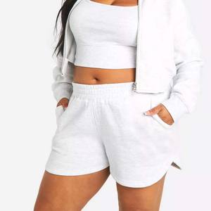 Ensemble chemise et short en coton biologique pour femmes Vêtements durables pour femmes Ensembles deux pièces d'été pour femmes Ensemble short à manches courtes - Product Image 5