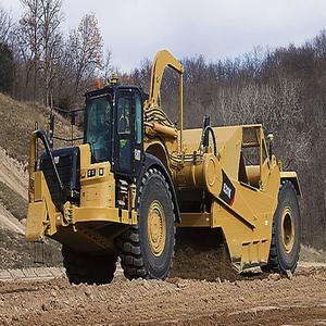 Grattoirs de tracteur de roue avec le moteur et la boîte de vitesse-machines fiables de haute sécurité pour la construction résistante aux prix - Product Image 4