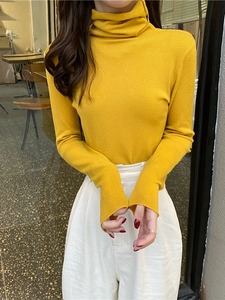 Suéteres de cuello alto para mujer, suéter de punto de Otoño Invierno 2025, suéteres de manga larga para mujer, Tops suaves - Product Image 2