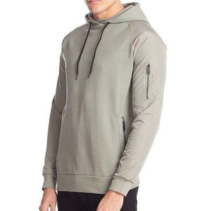 Sudadera con capucha de gran tamaño de invierno Unisex para hombre, 100% de algodón, Polar, transpirable, patrón sólido, ropa de calle bordada básica - Product Image 3
