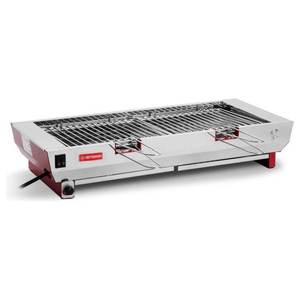 Parrilla y Plancha Eléctrica 860E de Acero Inoxidable y Roja de 3200W CF, Categoría de Producto: Electrodomésticos de Cocina Eléctricos - Product Image 1