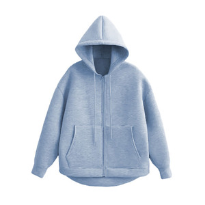 OEM al por mayor hombres Unisex de gran tamaño de peso pesado 100% algodón transpirable Sudadera con capucha en blanco logotipo personalizado cremallera respetuoso con el medio ambiente a prueba de viento - Product Image 1