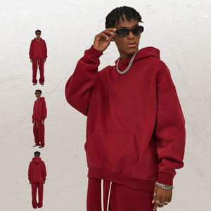 Sportswear <b>Hoodie</b> Set Loose <b>American</b> Sports Trend Casual Hoodies & Jogger Pants Two-Piece Set Mens Sports Jogger Sets - Product Image 3