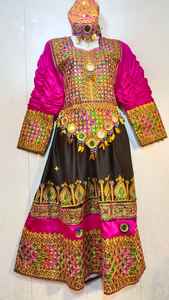 Robes afghanes vintage 2025 Robes traditionnelles faites à la main Salwar Kameez Dupatta Ensemble complet de robes Kuchai ethniques tribales Kuchai - Product Image 2