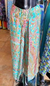 <b>Women's</b> Vintage Style Woven Cotton <b>Pants</b> Mid-Elastic Waist Closure Logo Print Flat Streetwear Casual <b>Lounge</b> for Summer Winter - Product Image 6